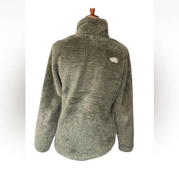 The North Face Women's Printed Osito Jacket Green Full Zip Fleece Size Large - Picture 4 of 8